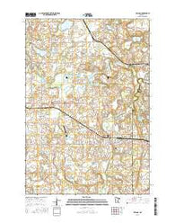 Delano Minnesota Current topographic map, 1:24000 scale, 7.5 X 7.5 Minute, Year 2016