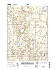 Delavan Minnesota Current topographic map, 1:24000 scale, 7.5 X 7.5 Minute, Year 2016