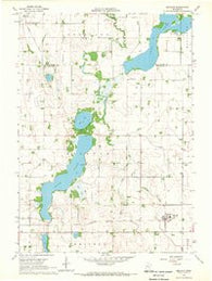 Delavan Minnesota Historical topographic map, 1:24000 scale, 7.5 X 7.5 Minute, Year 1967