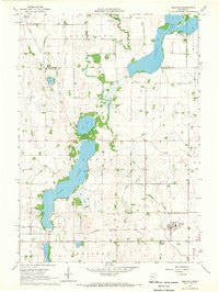 Delavan Minnesota Historical topographic map, 1:24000 scale, 7.5 X 7.5 Minute, Year 1967