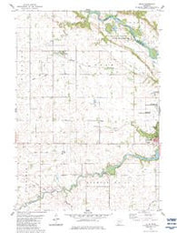 Delhi Minnesota Historical topographic map, 1:24000 scale, 7.5 X 7.5 Minute, Year 1983