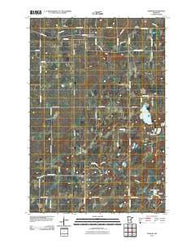Denham Minnesota Historical topographic map, 1:24000 scale, 7.5 X 7.5 Minute, Year 2010