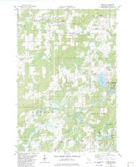 Denham Minnesota Historical topographic map, 1:24000 scale, 7.5 X 7.5 Minute, Year 1982