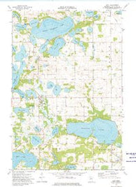 Dent Minnesota Historical topographic map, 1:24000 scale, 7.5 X 7.5 Minute, Year 1973
