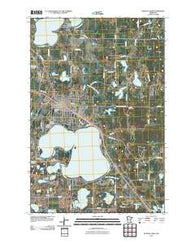 Detroit Lakes Minnesota Historical topographic map, 1:24000 scale, 7.5 X 7.5 Minute, Year 2010