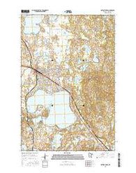 Detroit Lakes Minnesota Current topographic map, 1:24000 scale, 7.5 X 7.5 Minute, Year 2016
