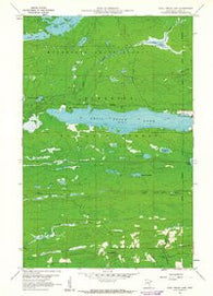 Devil Track Lake Minnesota Historical topographic map, 1:24000 scale, 7.5 X 7.5 Minute, Year 1960