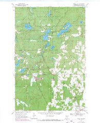 Dewey Lake Minnesota Historical topographic map, 1:24000 scale, 7.5 X 7.5 Minute, Year 1955