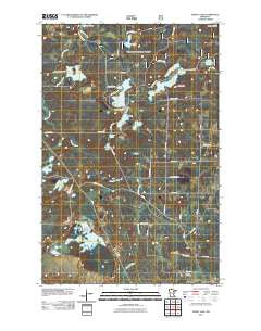 Dewey Lake Minnesota Historical topographic map, 1:24000 scale, 7.5 X 7.5 Minute, Year 2011