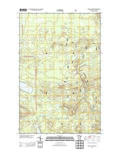 Dewey Lake NW Minnesota Historical topographic map, 1:24000 scale, 7.5 X 7.5 Minute, Year 2013