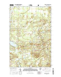 Dewey Lake NW Minnesota Current topographic map, 1:24000 scale, 7.5 X 7.5 Minute, Year 2016
