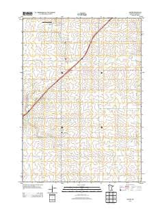 Dexter Minnesota Historical topographic map, 1:24000 scale, 7.5 X 7.5 Minute, Year 2013
