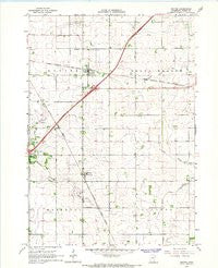 Dexter Minnesota Historical topographic map, 1:24000 scale, 7.5 X 7.5 Minute, Year 1965