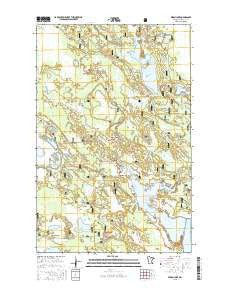Dixon Lake Minnesota Current topographic map, 1:24000 scale, 7.5 X 7.5 Minute, Year 2016