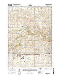 Dodge Center Minnesota Current topographic map, 1:24000 scale, 7.5 X 7.5 Minute, Year 2016