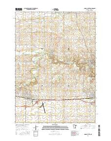 Dodge Center Minnesota Current topographic map, 1:24000 scale, 7.5 X 7.5 Minute, Year 2016