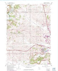 Douglas Minnesota Historical topographic map, 1:24000 scale, 7.5 X 7.5 Minute, Year 1966
