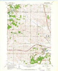 Douglas Minnesota Historical topographic map, 1:24000 scale, 7.5 X 7.5 Minute, Year 1966