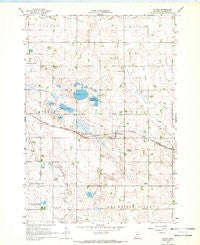 Dovray Minnesota Historical topographic map, 1:24000 scale, 7.5 X 7.5 Minute, Year 1967