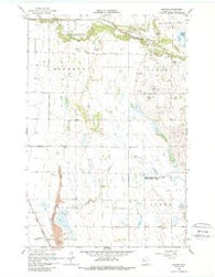 Downer Minnesota Historical topographic map, 1:24000 scale, 7.5 X 7.5 Minute, Year 1966