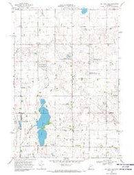 Dry Wood Lake Minnesota Historical topographic map, 1:24000 scale, 7.5 X 7.5 Minute, Year 1968