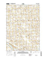 Dudley Minnesota Current topographic map, 1:24000 scale, 7.5 X 7.5 Minute, Year 2016