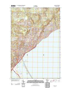 Duluth Minnesota Historical topographic map, 1:24000 scale, 7.5 X 7.5 Minute, Year 2013