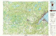 Duluth Minnesota Historical topographic map, 1:100000 scale, 30 X 60 Minute, Year 1980