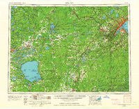 Duluth Minnesota Historical topographic map, 1:250000 scale, 1 X 2 Degree, Year 1953