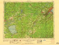 Duluth Minnesota Historical topographic map, 1:250000 scale, 1 X 2 Degree, Year 1958