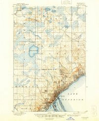 Duluth Minnesota Historical topographic map, 1:62500 scale, 15 X 15 Minute, Year 1895