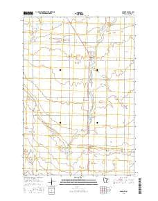 Dumont Minnesota Current topographic map, 1:24000 scale, 7.5 X 7.5 Minute, Year 2016