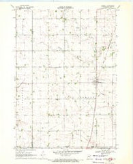 Dunnell Minnesota Historical topographic map, 1:24000 scale, 7.5 X 7.5 Minute, Year 1970