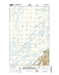 Dutton Lake Minnesota Current topographic map, 1:24000 scale, 7.5 X 7.5 Minute, Year 2016