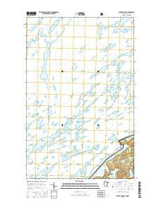 Dutton Lake Minnesota Current topographic map, 1:24000 scale, 7.5 X 7.5 Minute, Year 2016