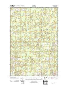 Duxbury Minnesota Historical topographic map, 1:24000 scale, 7.5 X 7.5 Minute, Year 2013