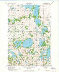 Eagle Lake Minnesota Historical topographic map, 1:24000 scale, 7.5 X 7.5 Minute, Year 1969