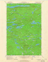 Eagle Mountain Minnesota Historical topographic map, 1:24000 scale, 7.5 X 7.5 Minute, Year 1960