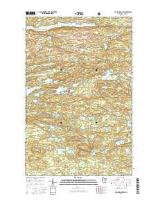 Eagle Mountain Minnesota Current topographic map, 1:24000 scale, 7.5 X 7.5 Minute, Year 2016