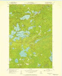 Eagles Nest Minnesota Historical topographic map, 1:24000 scale, 7.5 X 7.5 Minute, Year 1956