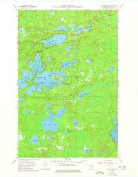 Eagles Nest Minnesota Historical topographic map, 1:24000 scale, 7.5 X 7.5 Minute, Year 1956