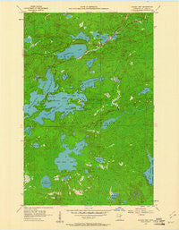Eagles Nest Minnesota Historical topographic map, 1:24000 scale, 7.5 X 7.5 Minute, Year 1956
