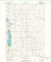 East Chain Minnesota Historical topographic map, 1:24000 scale, 7.5 X 7.5 Minute, Year 1967