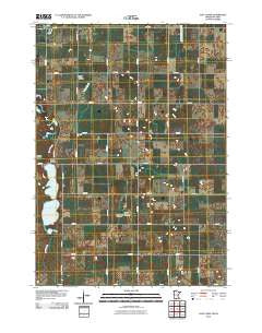 East Chain Minnesota Historical topographic map, 1:24000 scale, 7.5 X 7.5 Minute, Year 2010