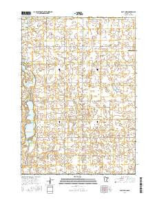 East Chain Minnesota Current topographic map, 1:24000 scale, 7.5 X 7.5 Minute, Year 2016