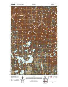 East Crooked Lake Minnesota Historical topographic map, 1:24000 scale, 7.5 X 7.5 Minute, Year 2010