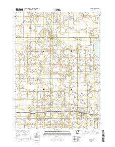 Easton Minnesota Current topographic map, 1:24000 scale, 7.5 X 7.5 Minute, Year 2016