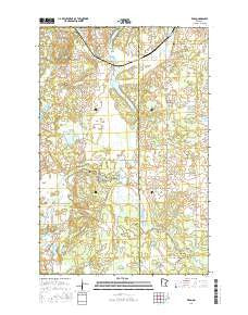Ebro Minnesota Current topographic map, 1:24000 scale, 7.5 X 7.5 Minute, Year 2016