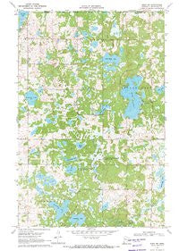 Ebro NW Minnesota Historical topographic map, 1:24000 scale, 7.5 X 7.5 Minute, Year 1969