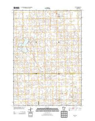 Echo Minnesota Historical topographic map, 1:24000 scale, 7.5 X 7.5 Minute, Year 2013